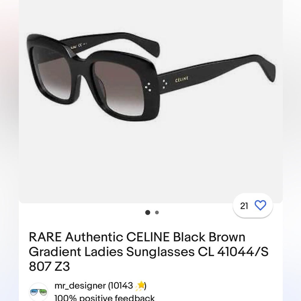 Celine Sunglasses Brown - Picture 5 of 5